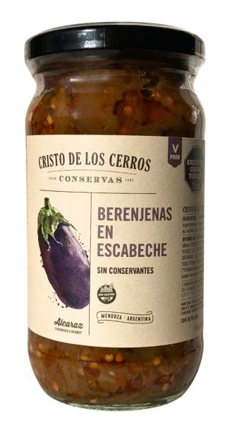 Berenjenas en Escabeche Cristo de los Cerros x 310