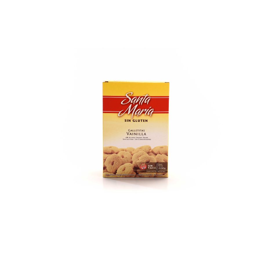 Galletitas Santa Maria Vainilla Caja x 200gr