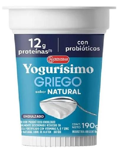 Yogurisimo Griego x 190 Natural