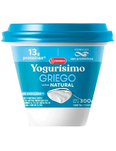 Yogurisimo Griego x 300 Natural
