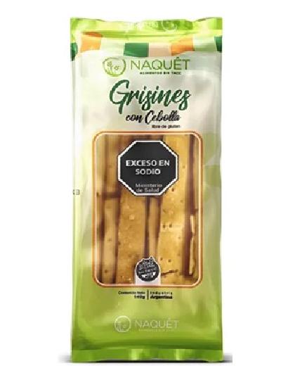 Grisin Naquet Cebolla x 140gr