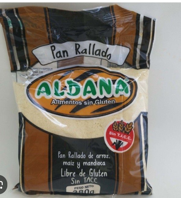 Pan Rallado X 380gr Aldana