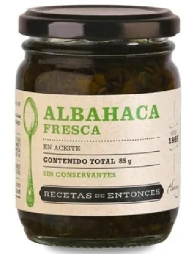 Albahaca en Aceite Recetas de Entonces x 85gr