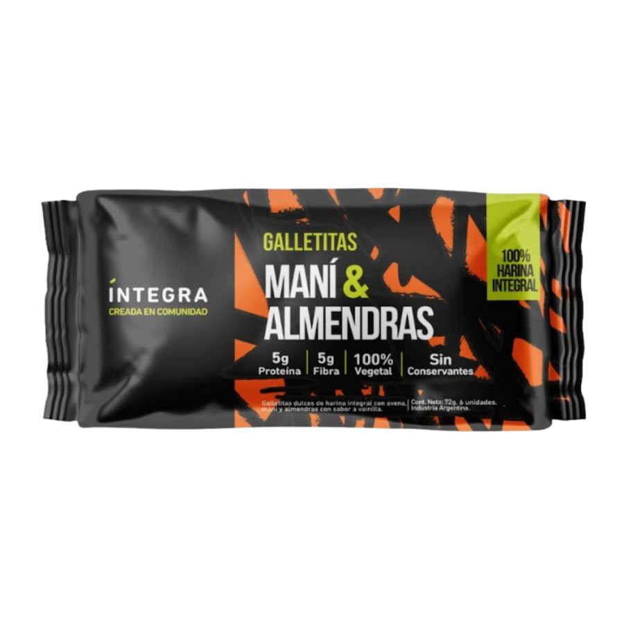 Galletitas Integra Mani y Almendras x 70gr