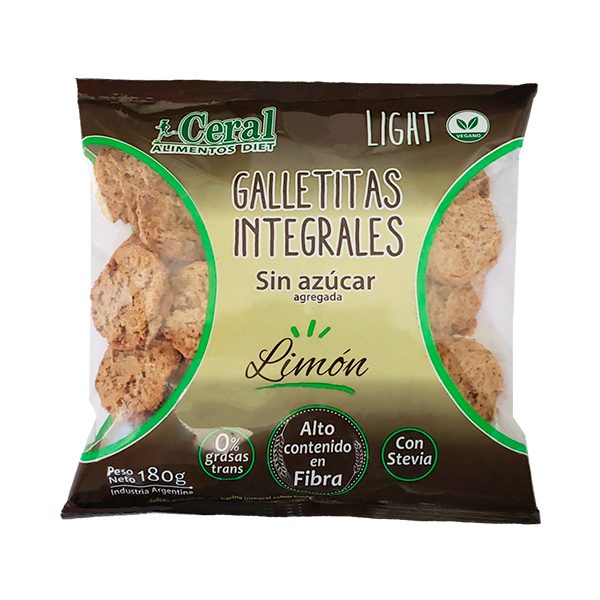 Galletitas Ceral Integral Limon x 200gr