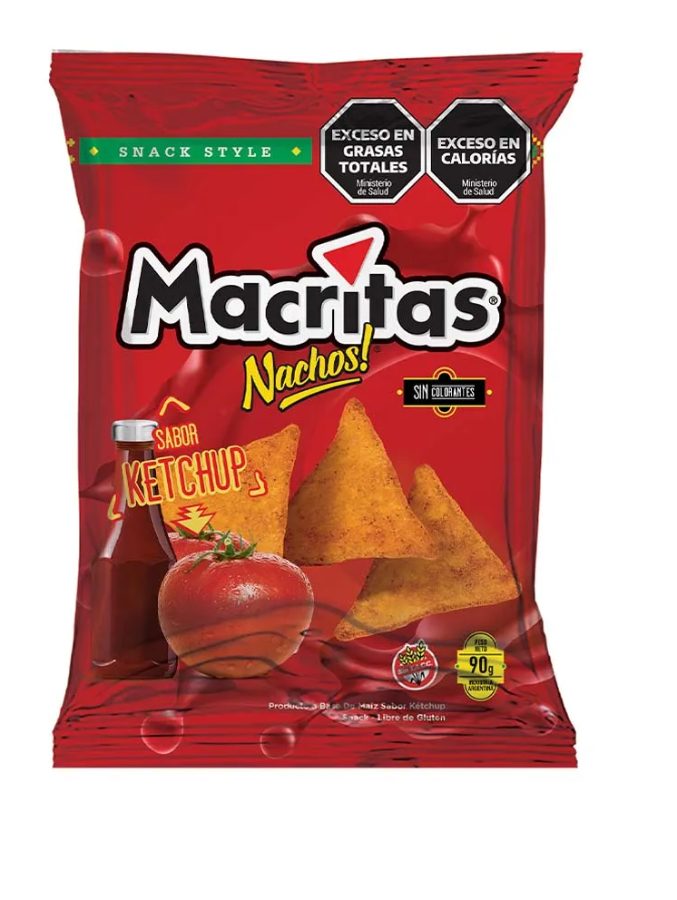 Nachos Sabor Ketchup x 90gr Macritas