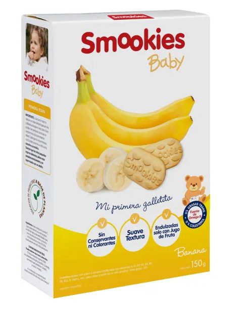 Galletitas Smookies Banana Kidsfield x 150gr