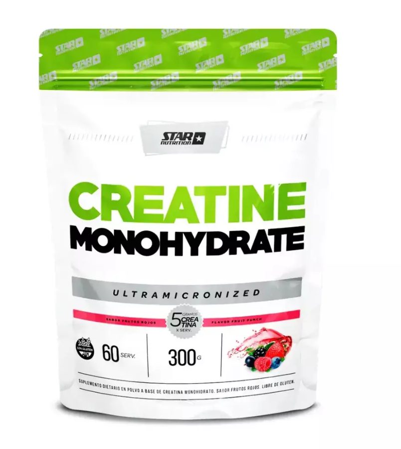 Creatina Frutos Rojos Doypack Star Nutrition EEUU x 300grs