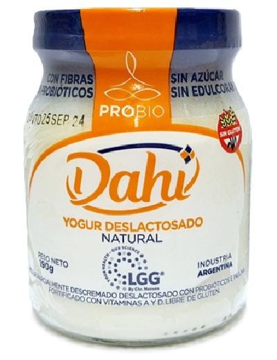 Yogurt Dahi Deslactosado Natural x 200gr