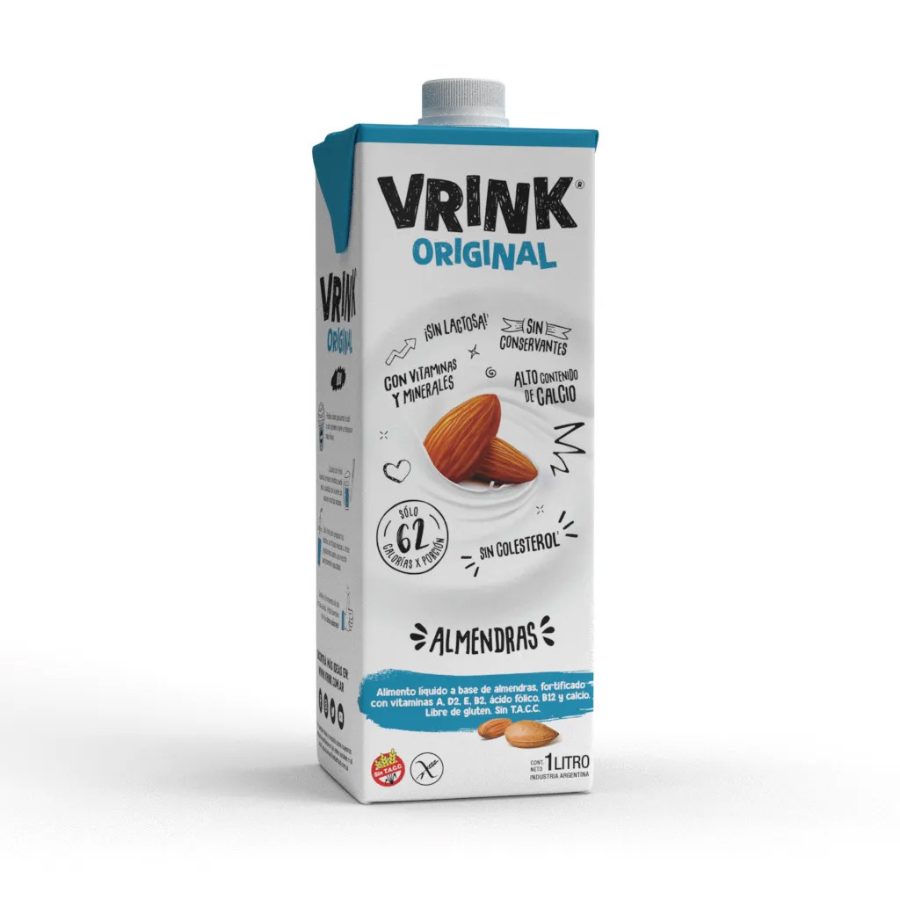 Leche de Almendras Original x 1lt Vrink