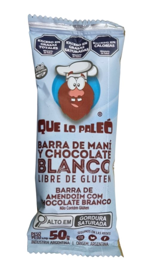 Barritas Que Lo Paleo Blanco x 50gr