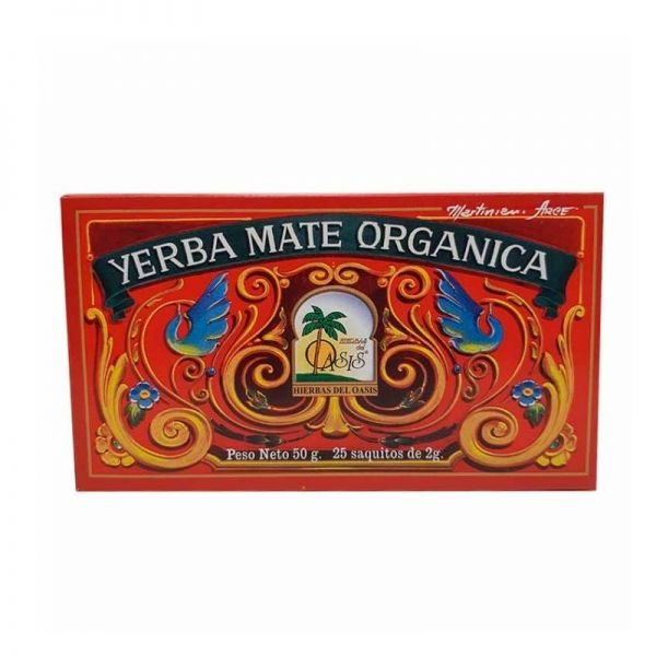 Mate Cocido Organico Yerba Mate Te x 25 Oasis