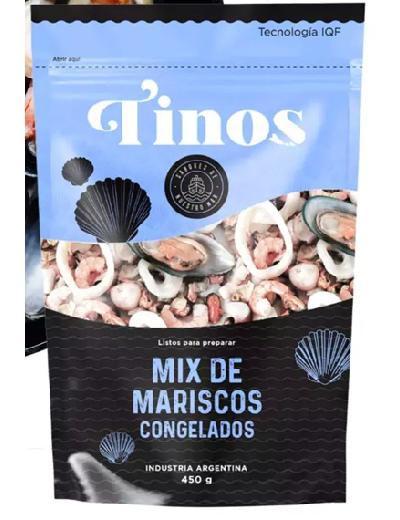 Cazuela Mix de Mariscos x Unidad (450gr aprox) Tinos