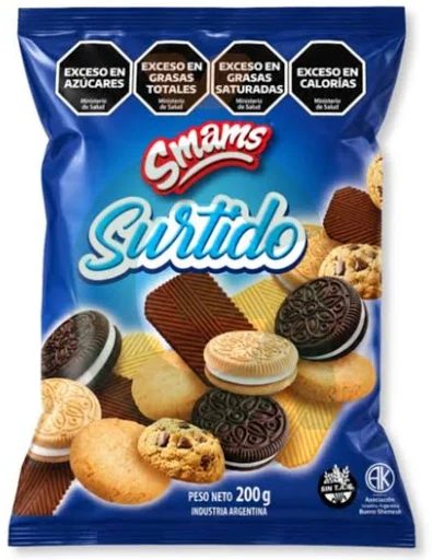 Galletitas Surtidas Sin Tacc x 200gr Smams