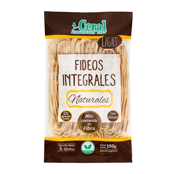 Fideos Integrales Naturales x 300gr Ceral