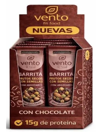 Barrita Proteica de Granola de Chocolate Keto Vento