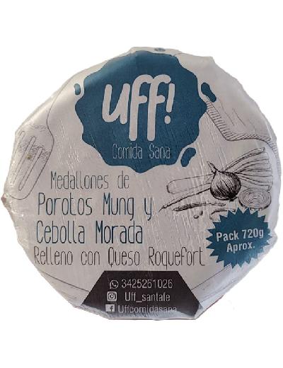 Burguer Poroto Mung con Roquefort x 2 Unid. Uff