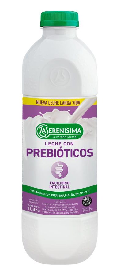 Leche con Prebioticos Sin Lactosa Botella La Serenisima