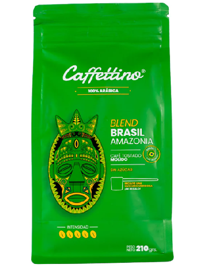 Cafe de Brasil Amazonia Molido Caffettino x 210gr