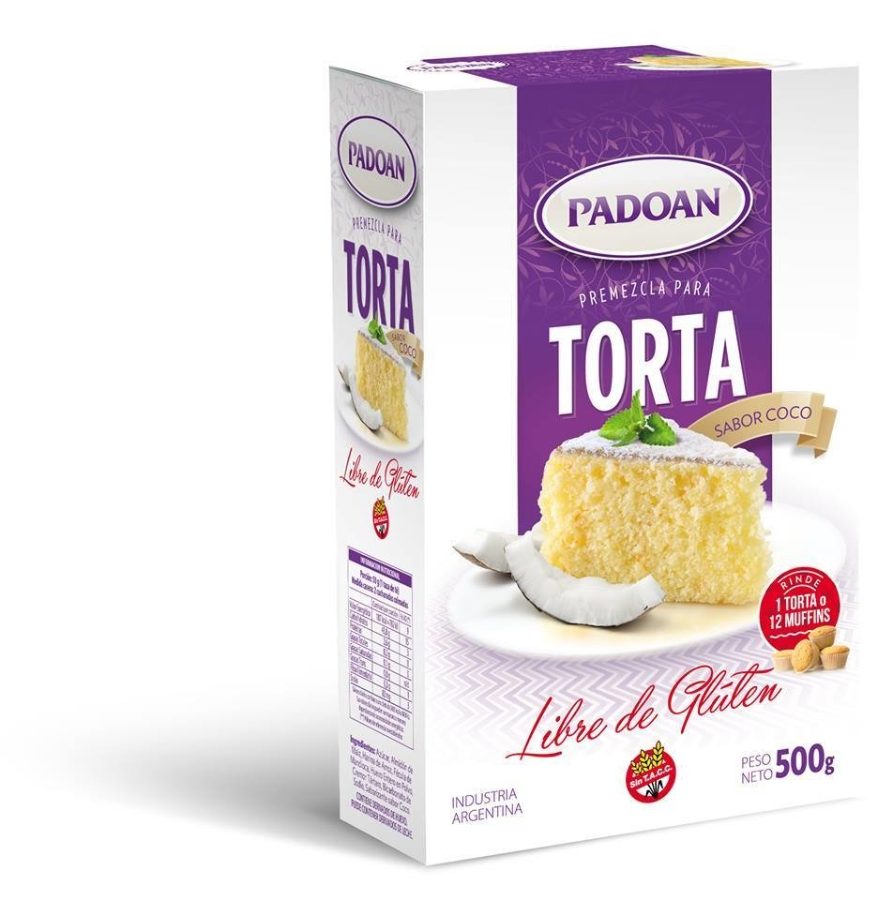 Premezcla para Torta Coco Padoan x450gr