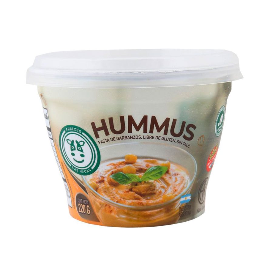 Hummus de Garbanzos Felices las Vacas x 230g