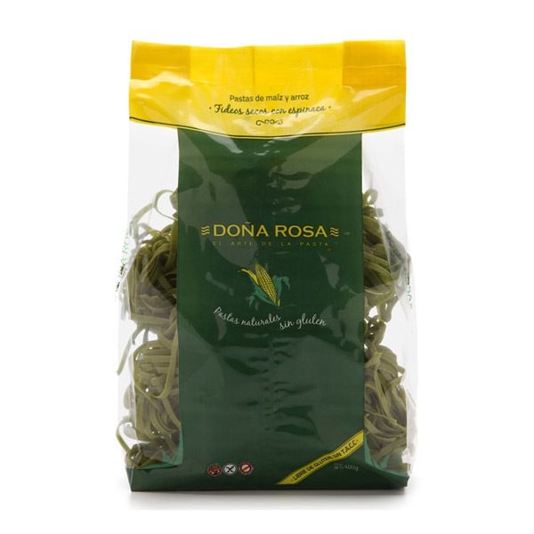 Fideos Doña Rosa Caseritos Espinaca Sin Tacc