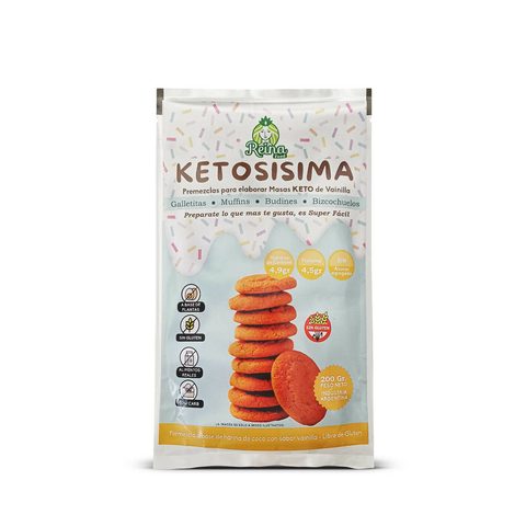 KETOSISIMA Premezcla Vainilla 200gr Reina Food