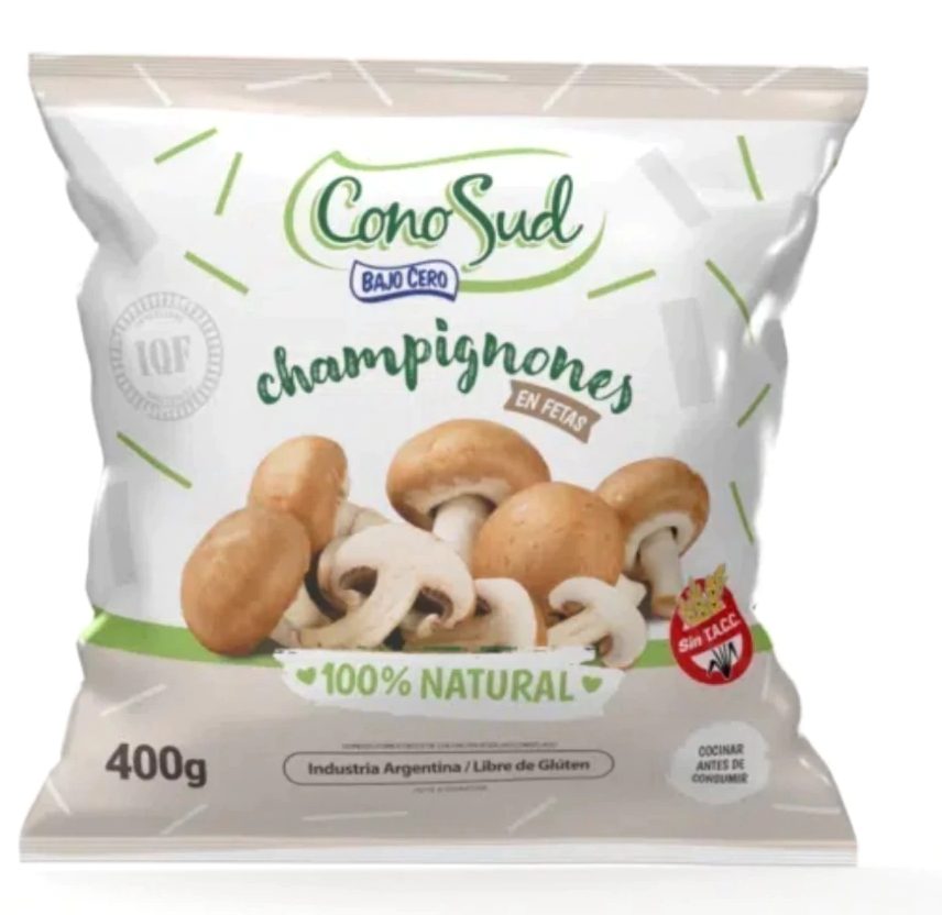 Champignones en Fetas x 400gr Conosud