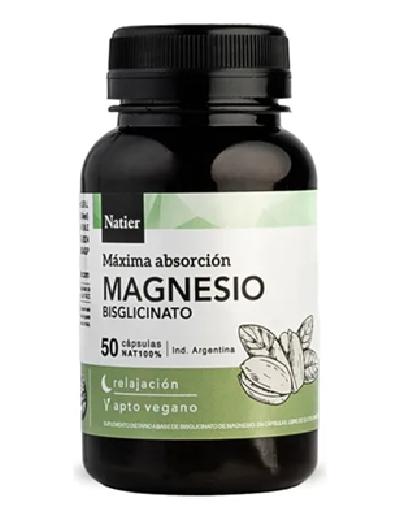 Magnesio Bisglicinato Capsulas x 50 Natier