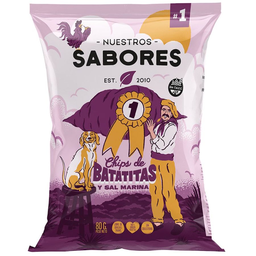 Batatas con sal marina Nuestro Sabores