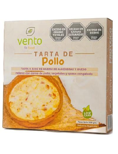 Tarta de Pollo y Muza con H. Almendras Keto Vento