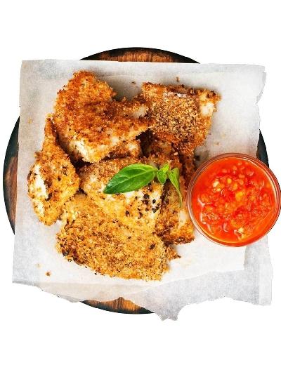 Merluza Rebozada Finas Hierbas x Unidad (400gr aprox) Tinos