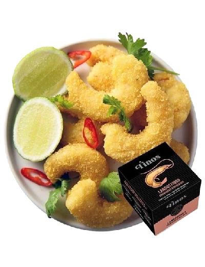 Langostinos Empanados Rebozados x Unidad (400gr aprox) Tinos