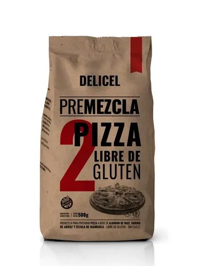 Premezcla Pizza x 500gr N°2 Delicel