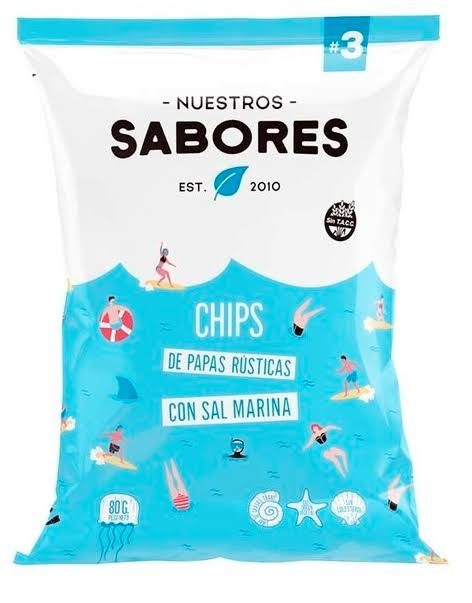 Papas con Sal Marina Nuestros Sabores