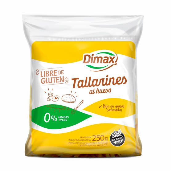 Tallarines Sin Gluten Dimax