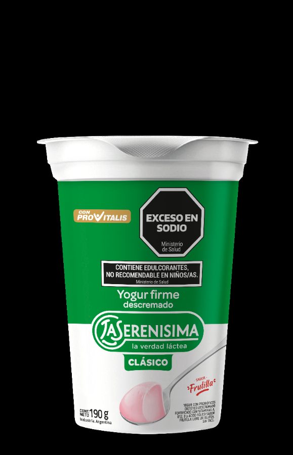 Yogurt Firme Descremado x 190 La Serenisima
