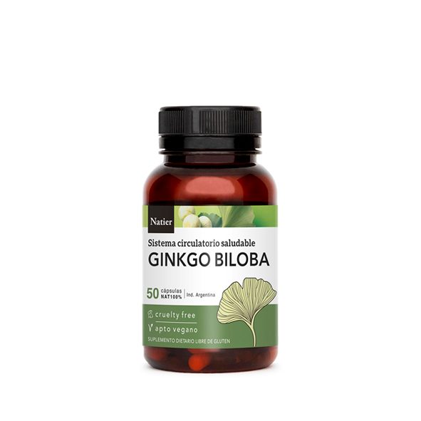 Ginkgo Biloba en Capsulas x 50u Natier