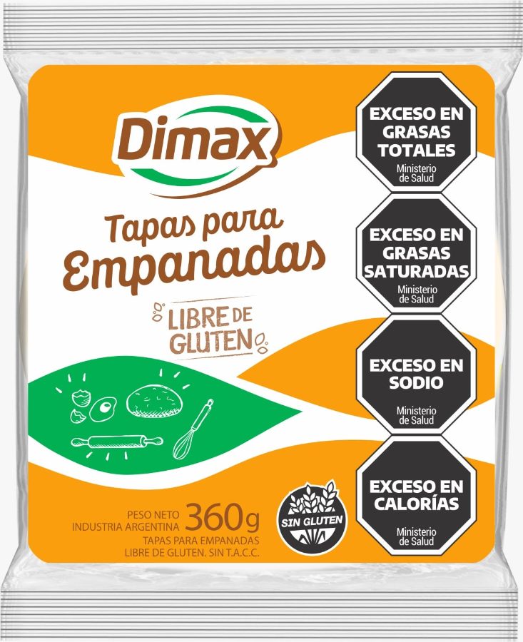 Disco de Empanadas x 12 Sin Gluten Dimax