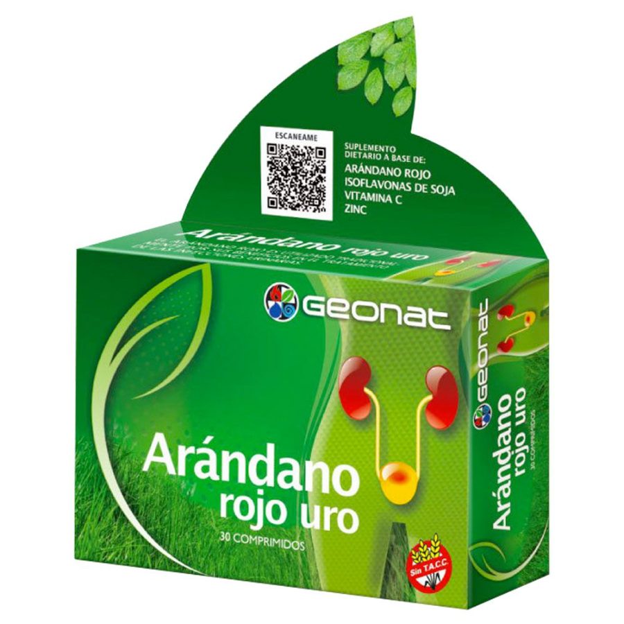 Arandanos Rojos Inf. Urinaria Uro Geonat x Tableta