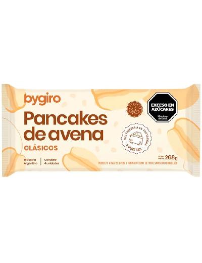 Pancake de avena sabor clasico x 4u 268gr Bygiro