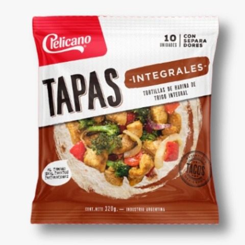 Tapas para Tacos Integrales x 10 unidades