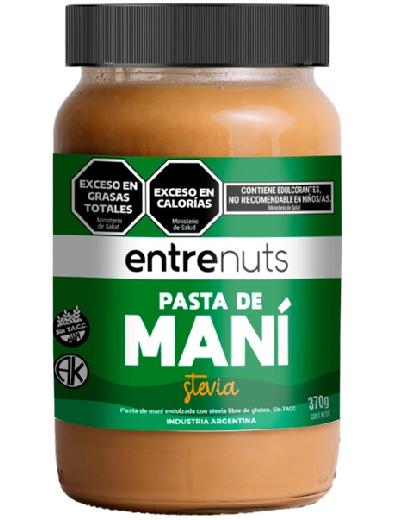 Mantequilla de Mani Stevia x 400gr Entre Nuts