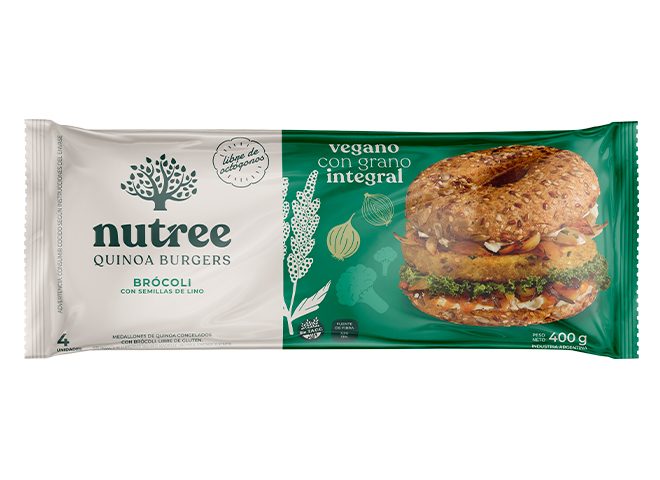 Medallon Quinoa Brocoli x 4 unidades Nutree