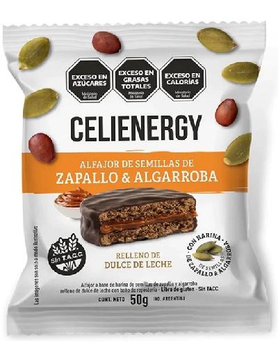 Alfajor Celienergy Zapallo y Algarroba