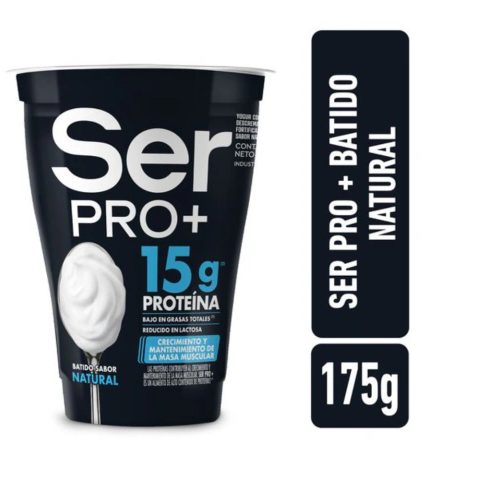 Yogurt Ser Protein Bat Natural x 175g La Serenisima