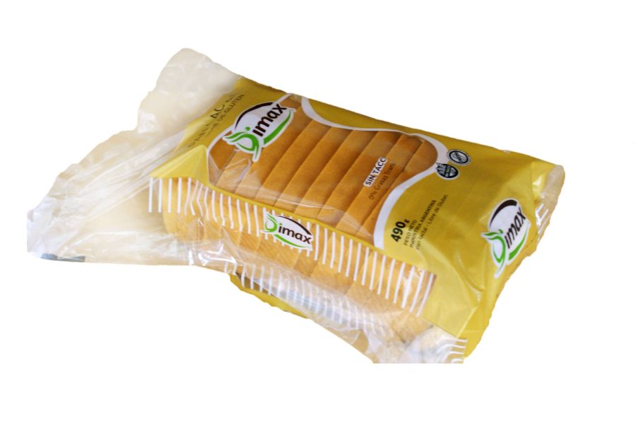 Pan Lactal Feteado x 490gr Sin Gluten Dimax