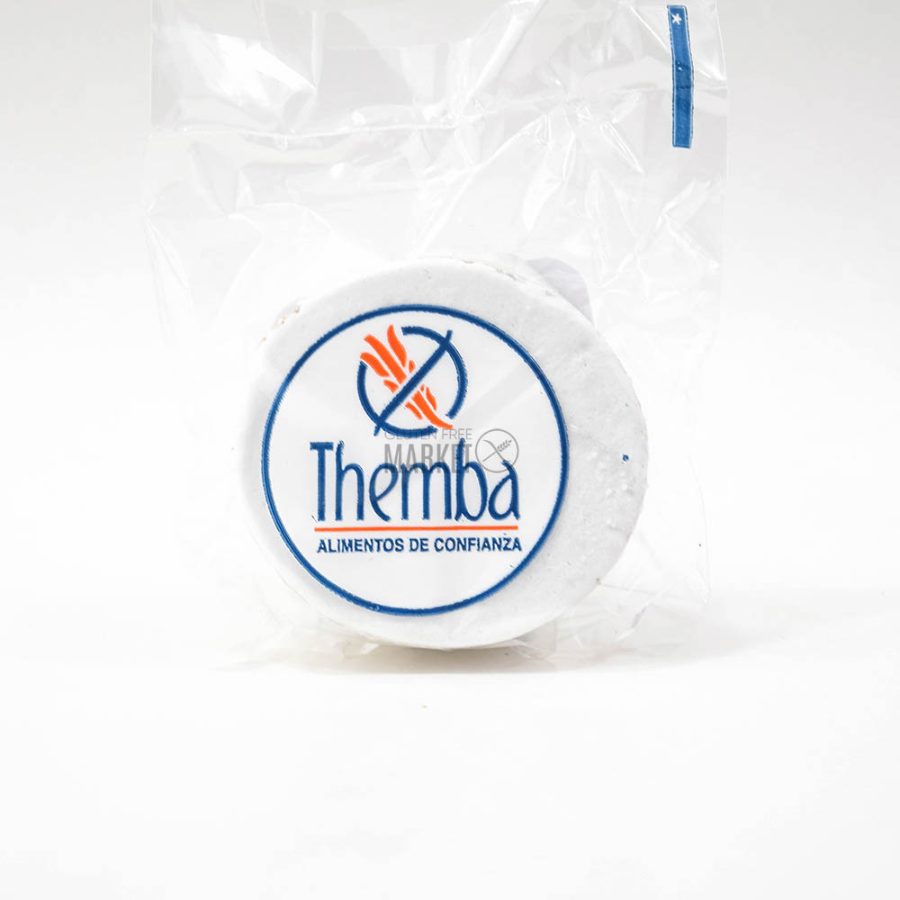 Alfajores Sin Tacc Themba Choco Blanco Glaseado