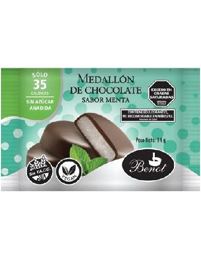 Bombon Relleno Menta Benot x 14gr
