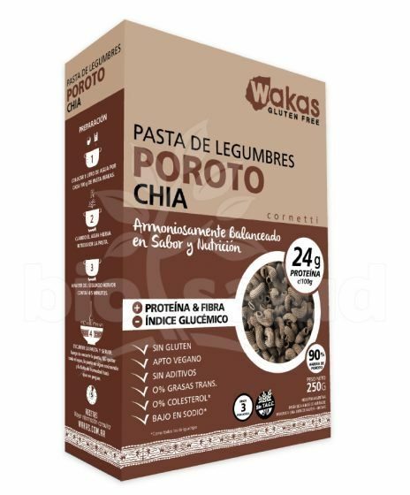 Fideos Wakas de Poroto y Chia x 250gr